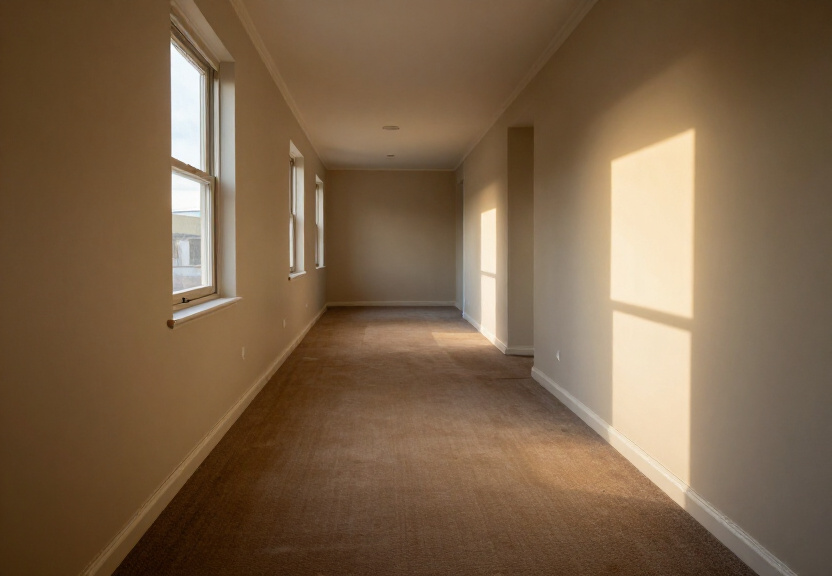 Restored living room in a North Sydney apartment after flood damage repair